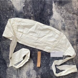 Reformation Ruched Bandeau Top